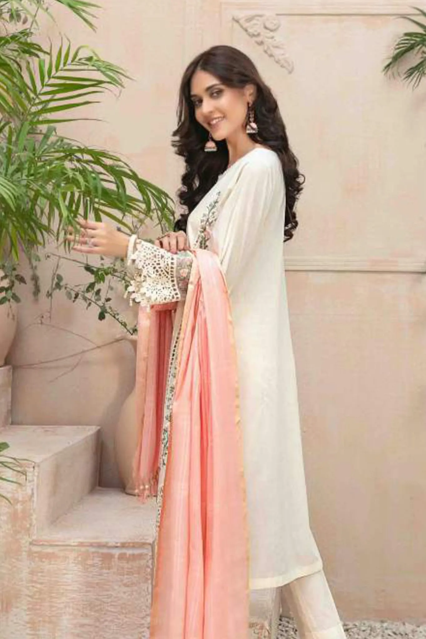 Afsaneh by Tawakkal Semi Stitched 3 Piece Jacquard Lawn Collection'2023-A-8869