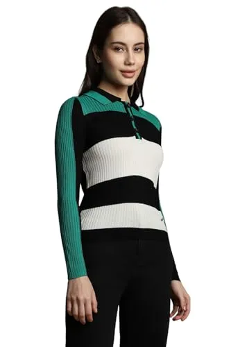 Allen Solly Women's Regular Fit Blouse (Multi)
