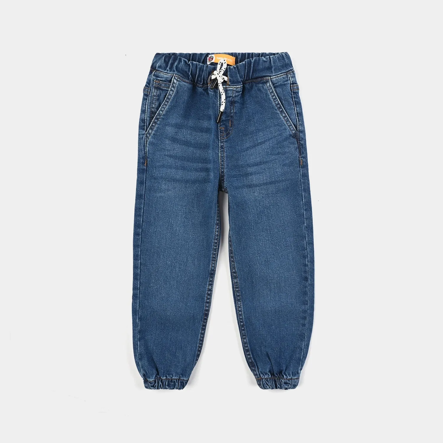 Boys Denim Pant Jogger-MD.Blue