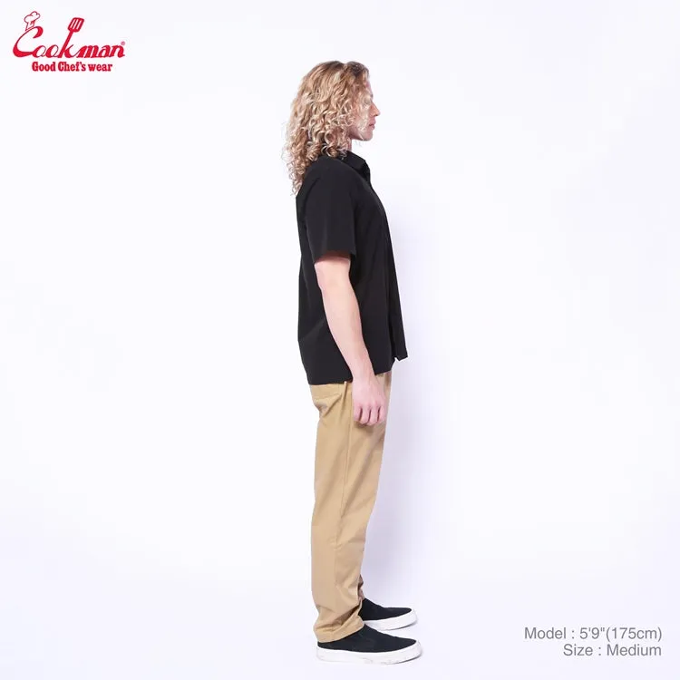 Cookman Work Shirts Short Sleeve Light - Black