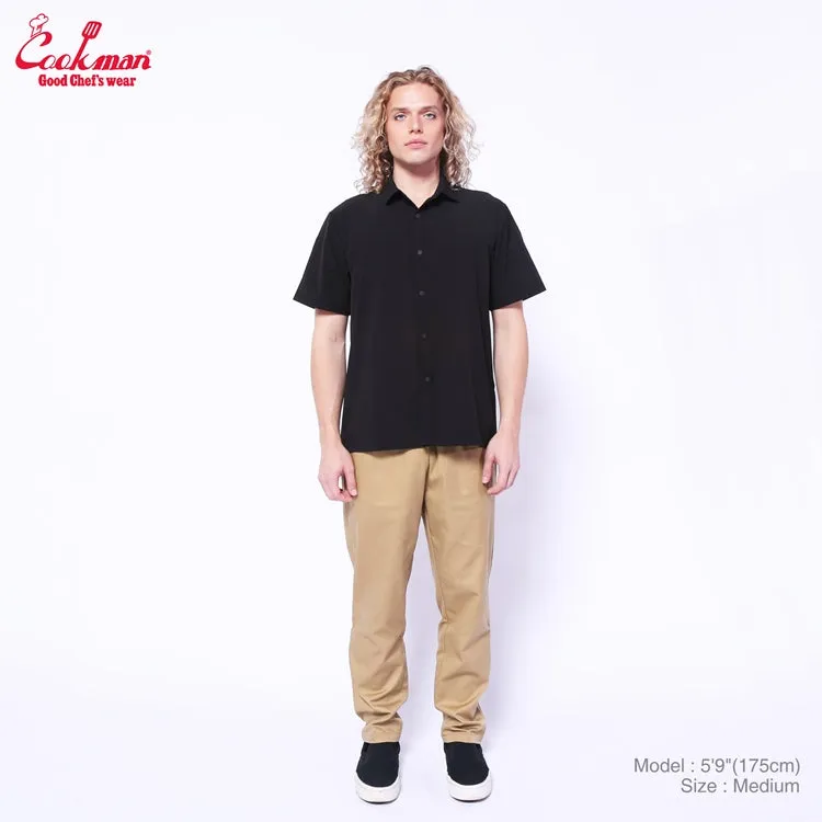 Cookman Work Shirts Short Sleeve Light - Black