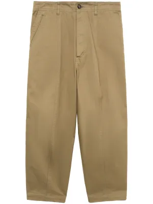 Cotton Chino Cloth Garment Dye Pants