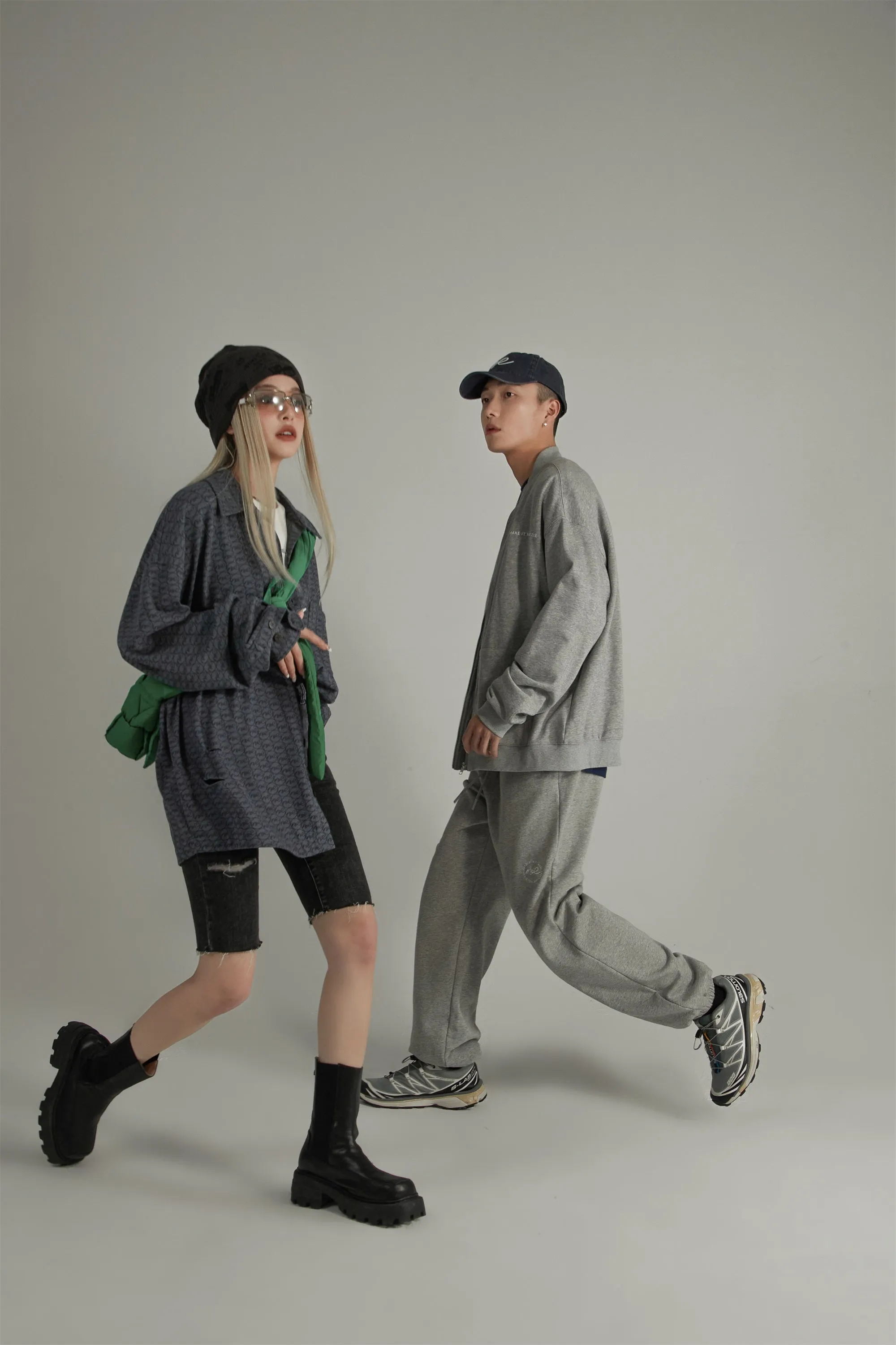 Distressed Noe Logo Loose Fit Shirt