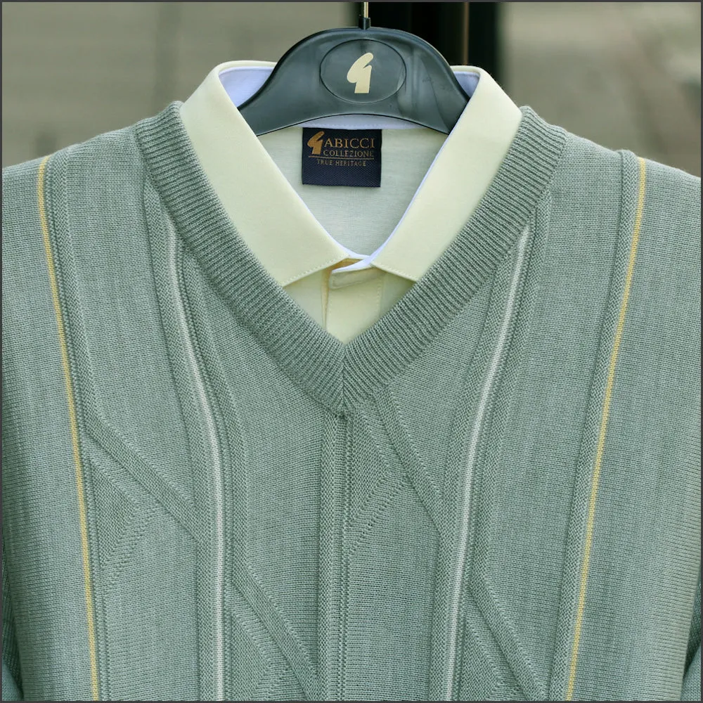 Gabicci M02 Sage V Neck^