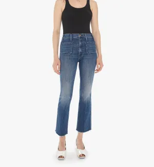 Hustler Patch Pocket Ankle Fray