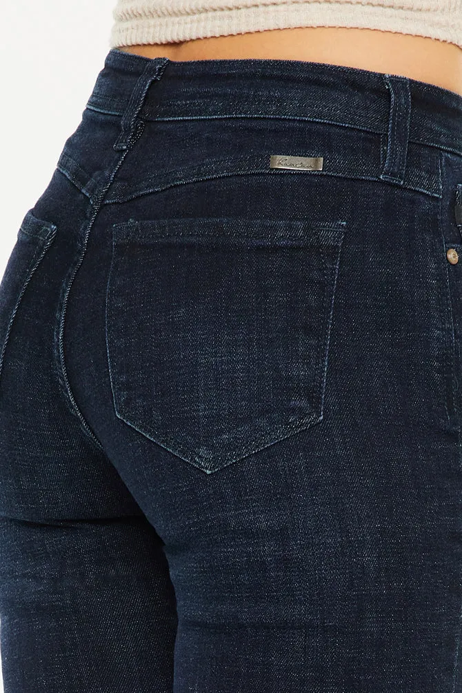 Kancan - Women's Mid Rise Flare Hem Jeans - KC7348