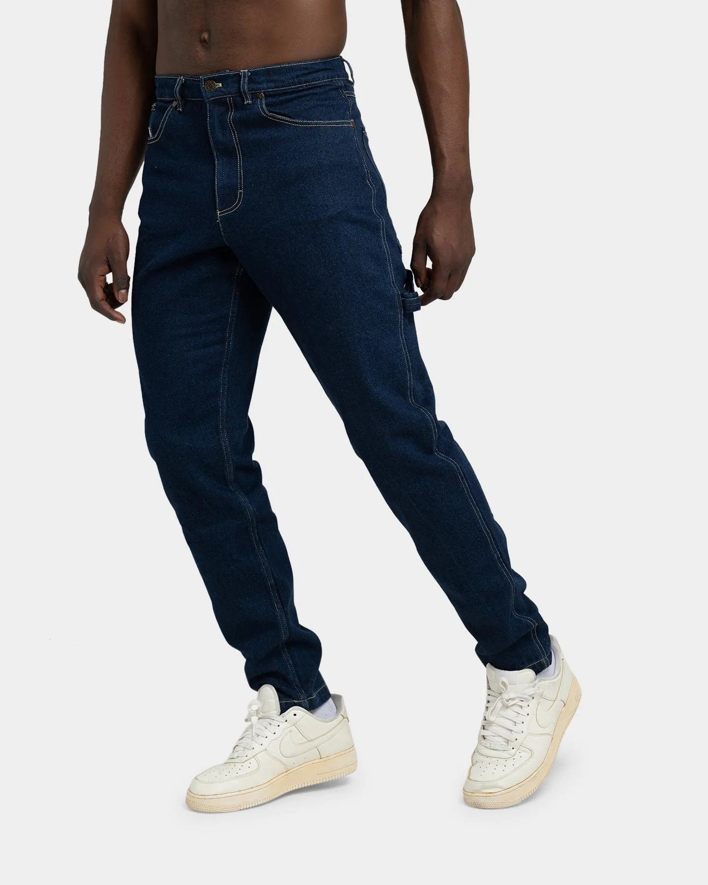 Karl Kani Retro Denim Pants Dark Blue