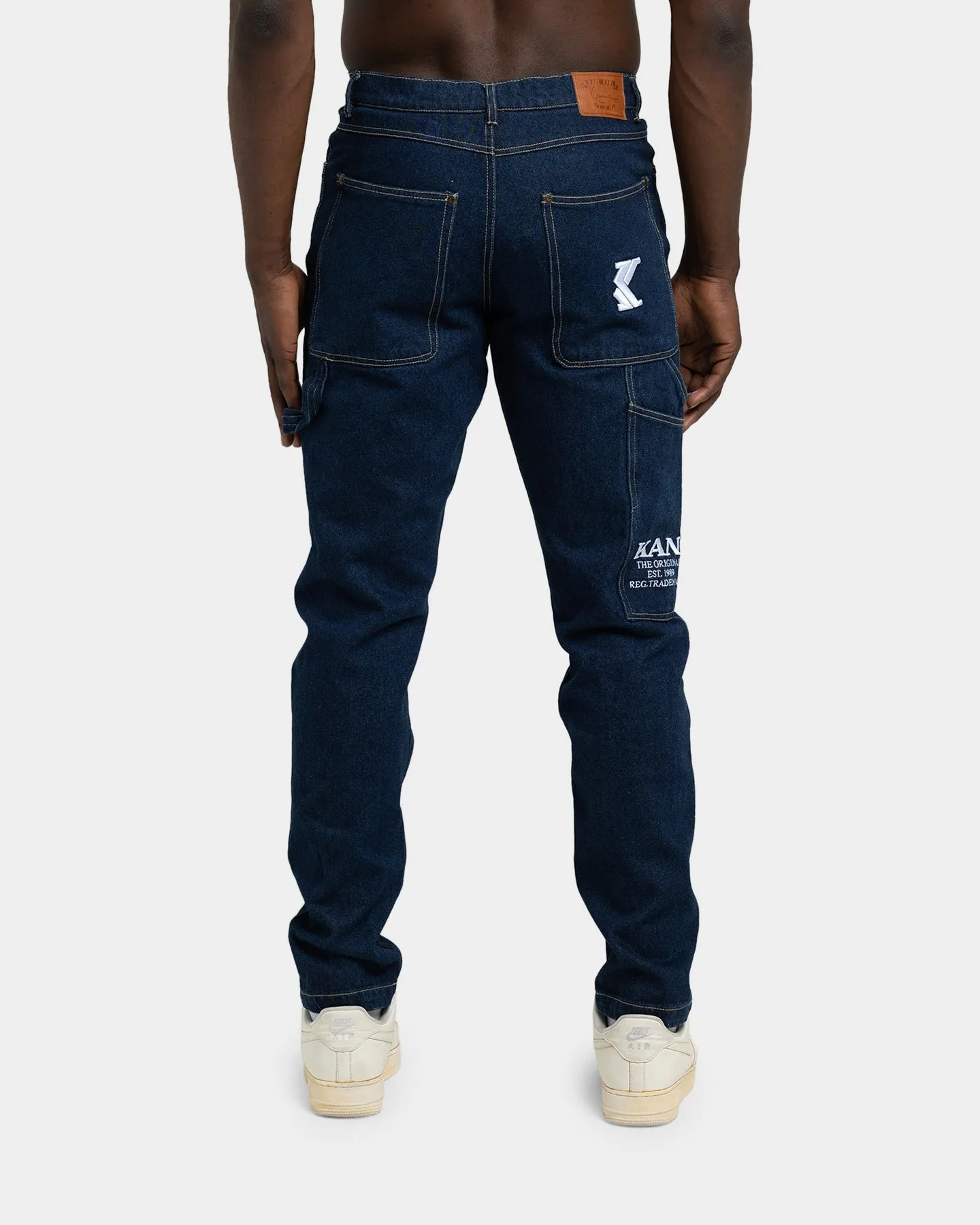 Karl Kani Retro Denim Pants Dark Blue