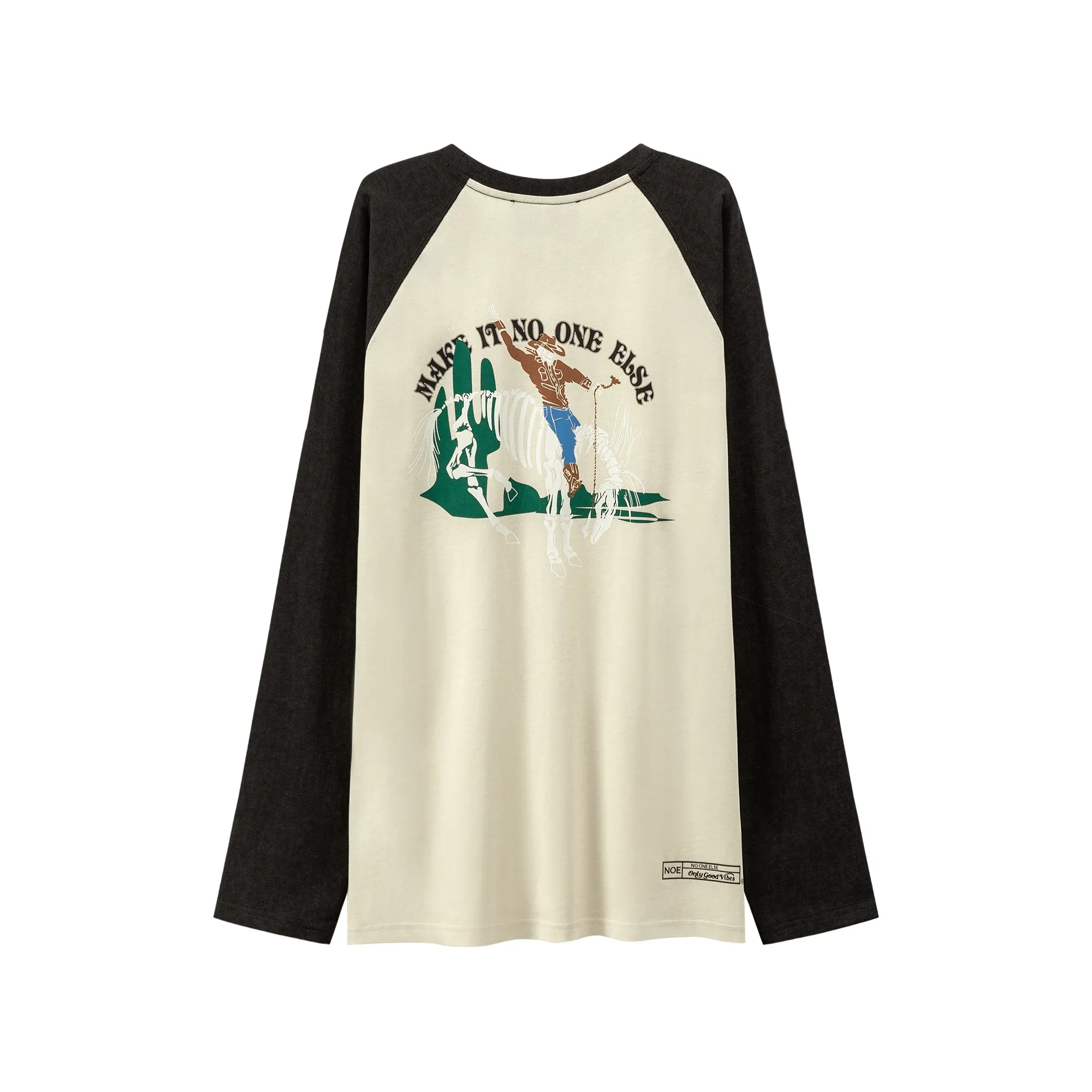Lettering Print Long Sleeve T-Shirt