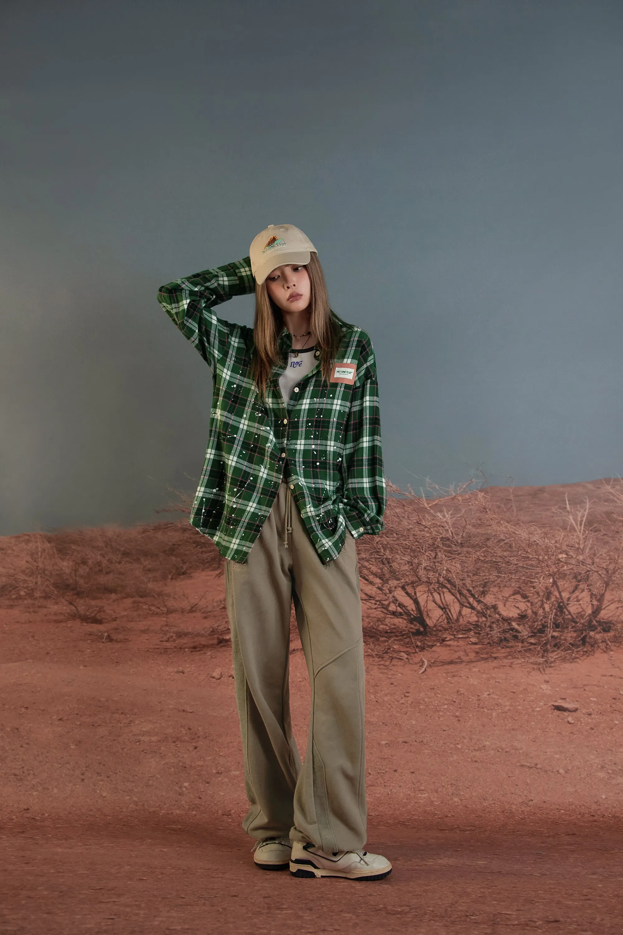 Scottish Check Long Shirt