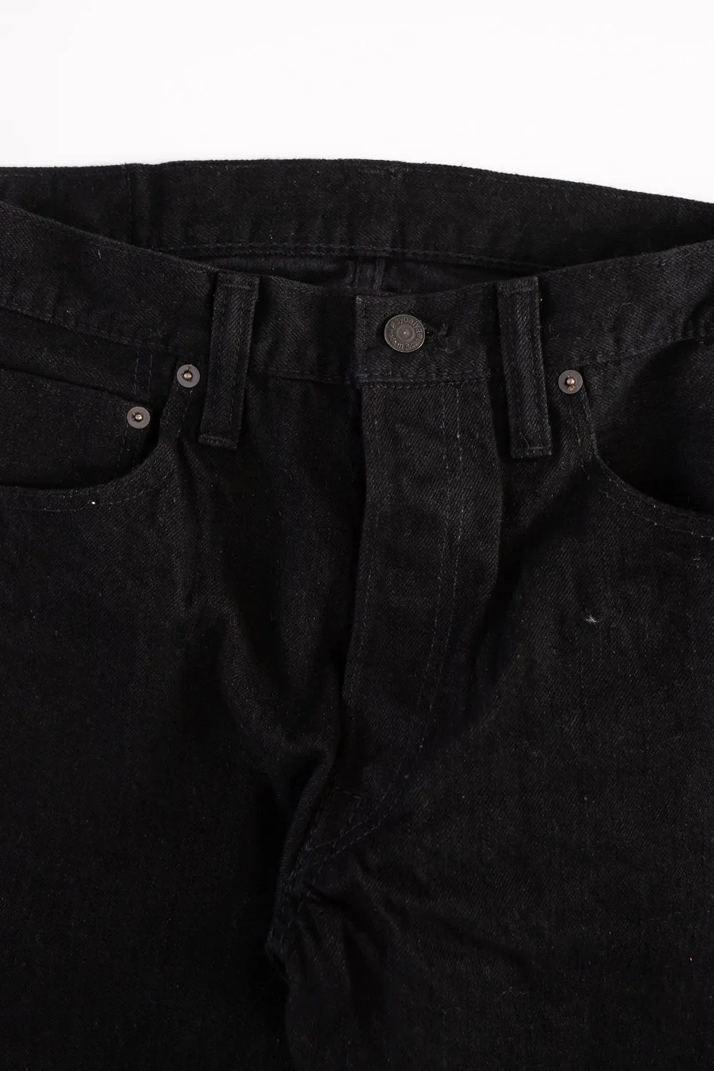 TCD-003-BK - 14oz Black Selvedge "Tea-Core" Denim - Regular Straight