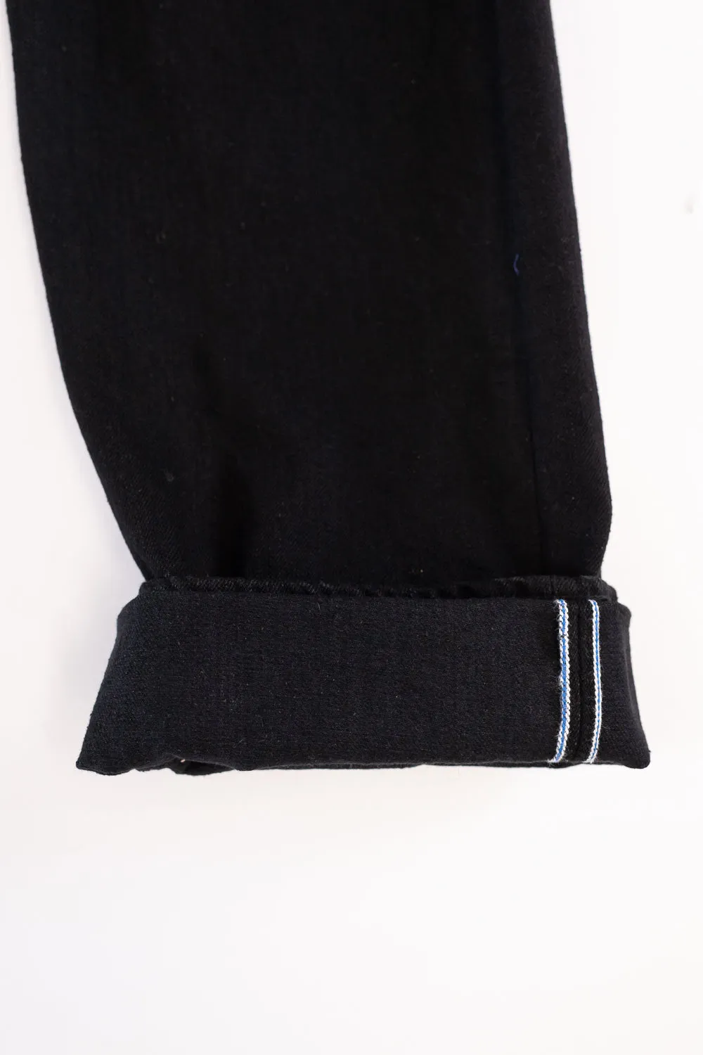 TCD-003-BK - 14oz Black Selvedge "Tea-Core" Denim - Regular Straight