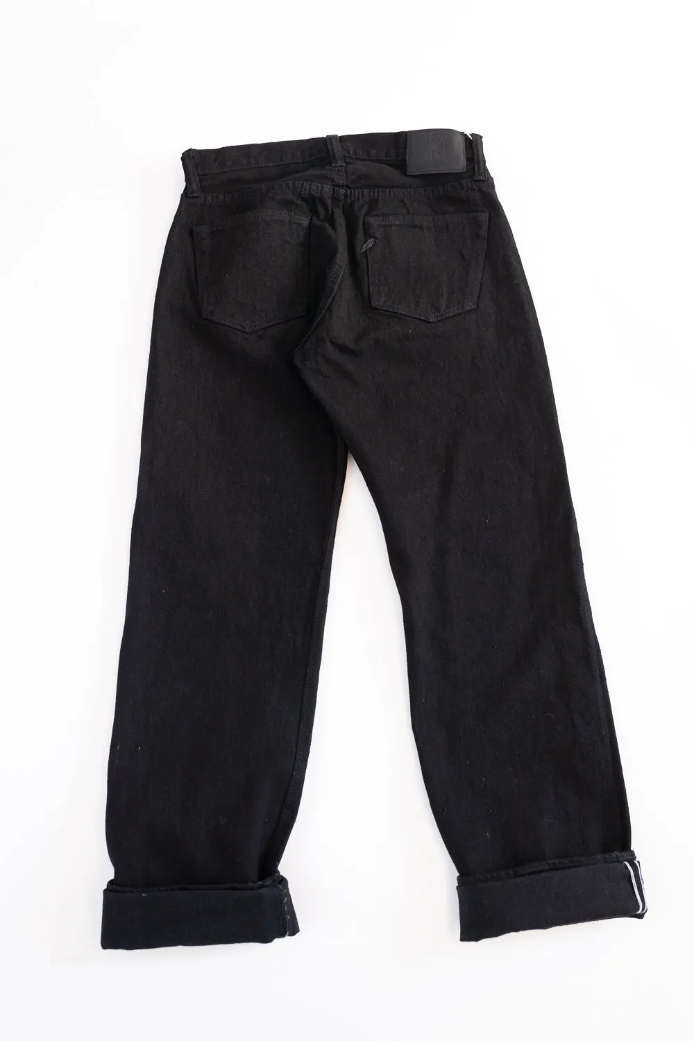 TCD-003-BK - 14oz Black Selvedge "Tea-Core" Denim - Regular Straight