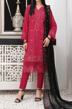 Zarka by Tawakkal Semi Stitched 3 Piece Emb Lawn Collection'2023-ZT-9126